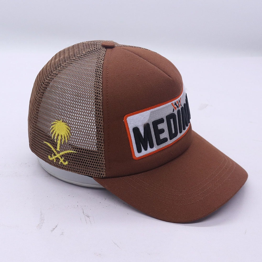 Medinah Palm & Swords Trucker Hat - Medinah Menswear