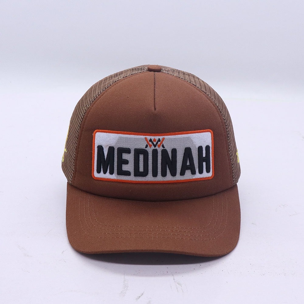 Medinah Palm & Swords Trucker Hat - Medinah Menswear