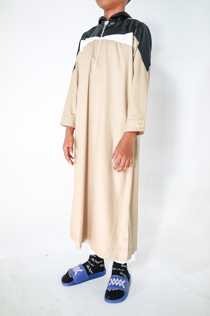 Khalid Hooded Thobe - Medinah Menswear