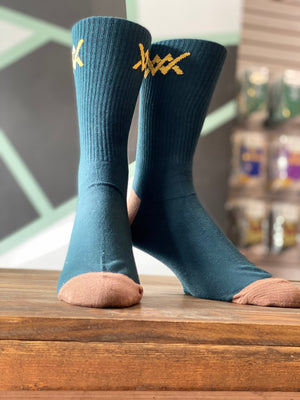 Patchwork Logo Socks - Medinah Menswear