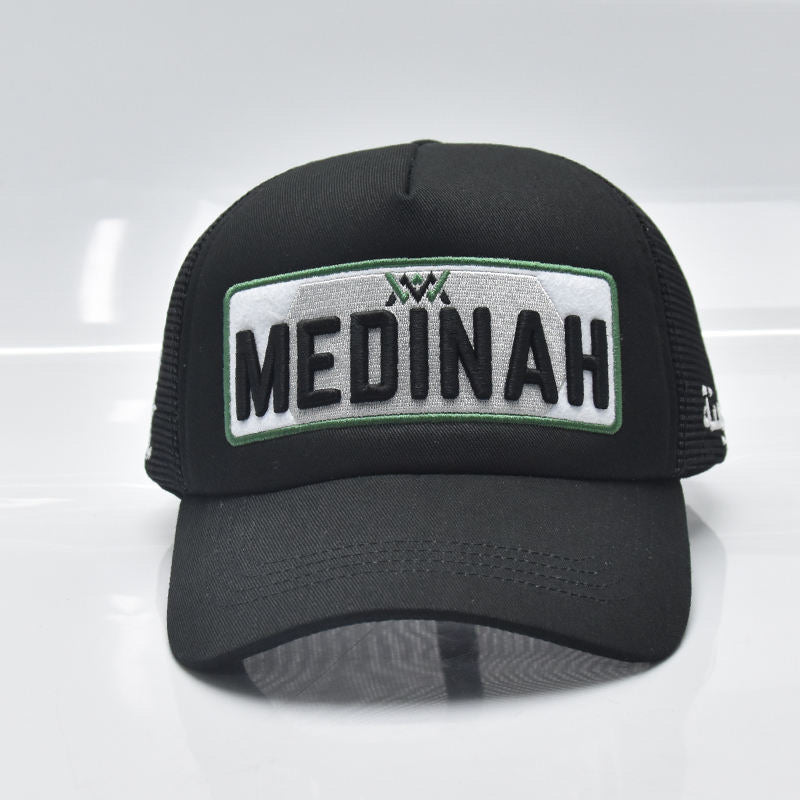 Medinah Palm & Sword Trucker Hat - Medinah Menswear
