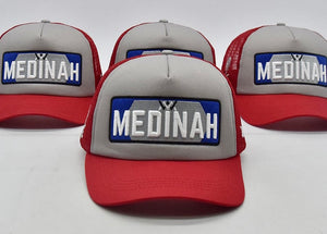 Medinah Palm & Swords Trucker Hat - Medinah Menswear