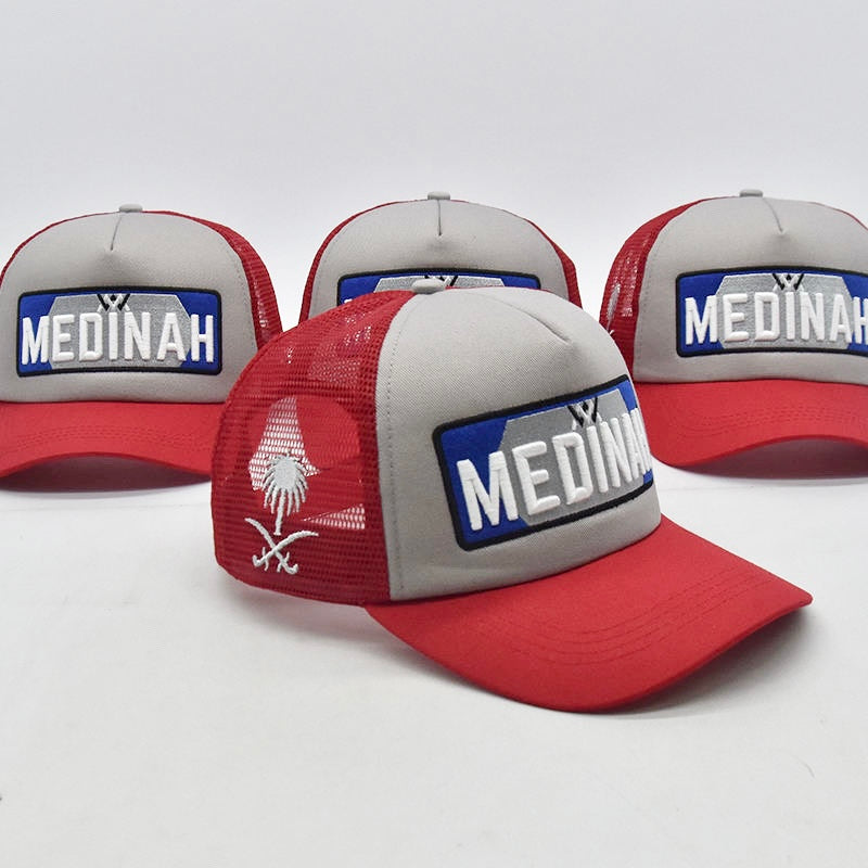 Medinah Palm & Swords Trucker Hat - Medinah Menswear