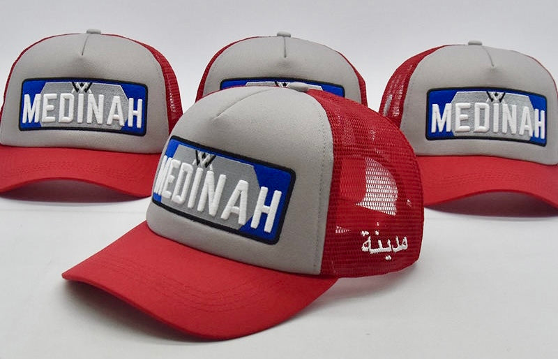 Medinah Palm & Swords Trucker Hat - Medinah Menswear